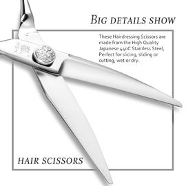 Patented Hair Thinning Scissors Double Teeth Thinner Sharp Blade Tip