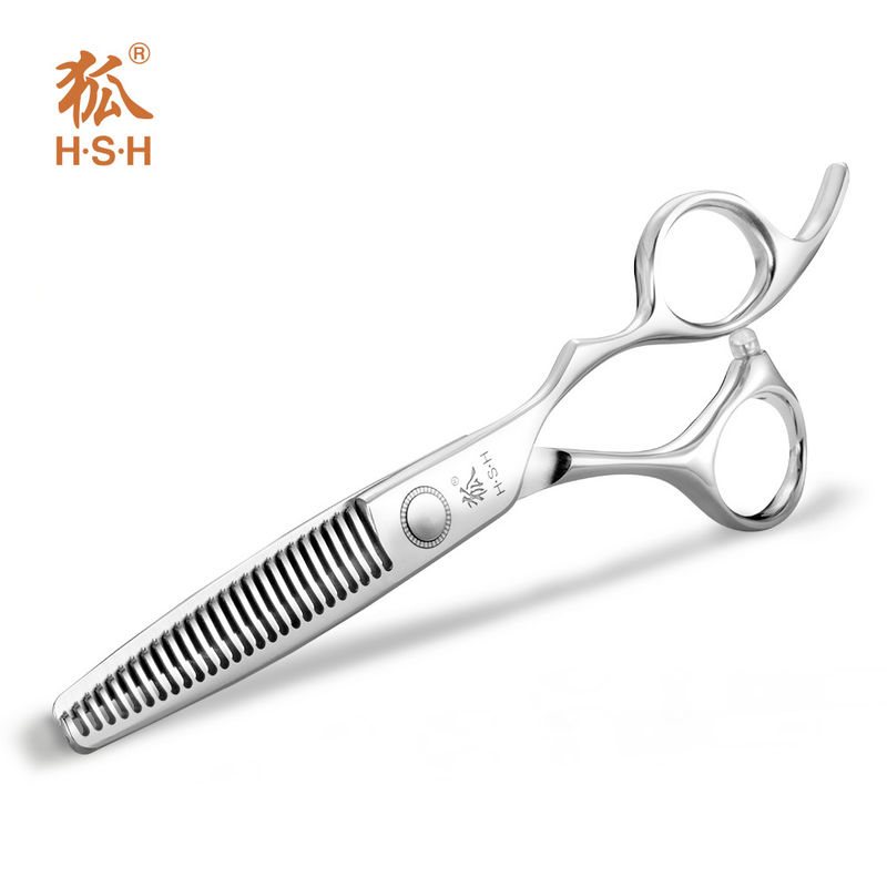 Cobalt Steel Hair Thinning Scissors Right Handed 6.0 Inch Ball Bearing UFO Screw